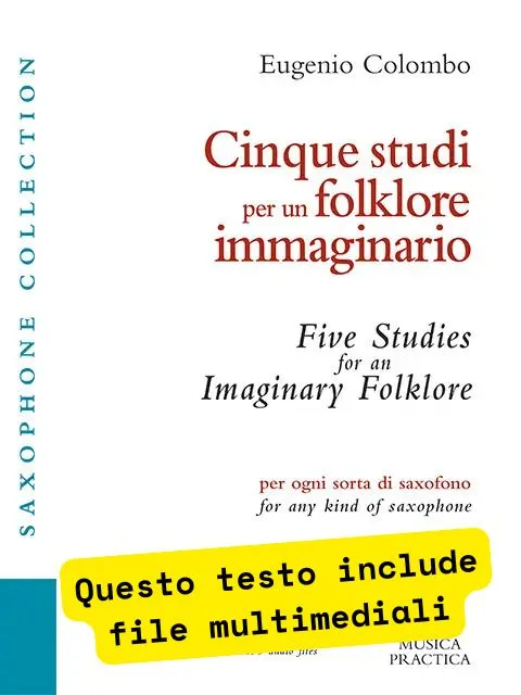 Copertina Cinque studi per un folklore immaginario/Five Studies for an Imaginary Folklore