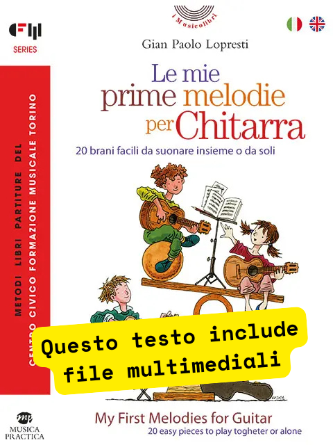Copertina Le mie prime melodie per chitarra/My First Melodies for Guitar