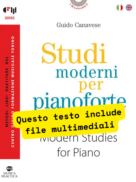 Copertina Studi moderni per pianoforte/Modern Studies for Piano