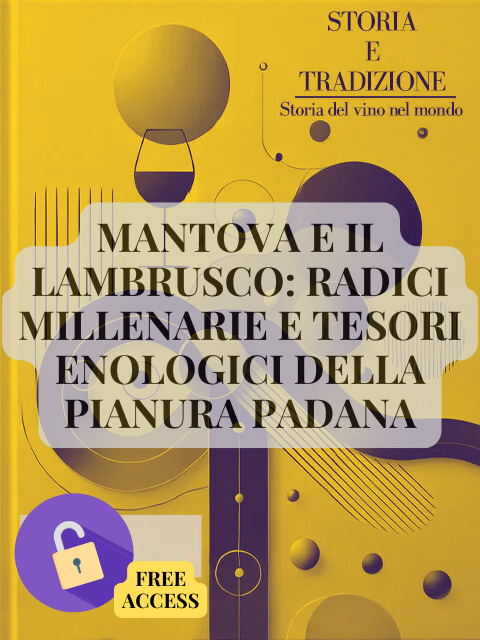 Copertina Mantova e il lambrusco: radici millenarie e tesori enologici della pianura padana