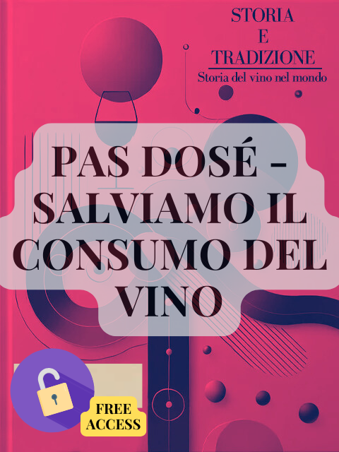 Copertina Pas dosé - Salviamo il consumo del vino