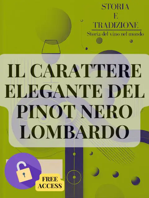Copertina Il carattere elegante del pinot nero lombardo