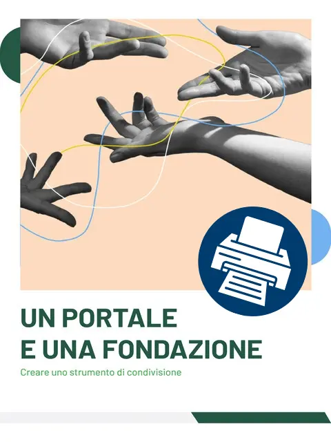 Copertina Un portale e una fondazione